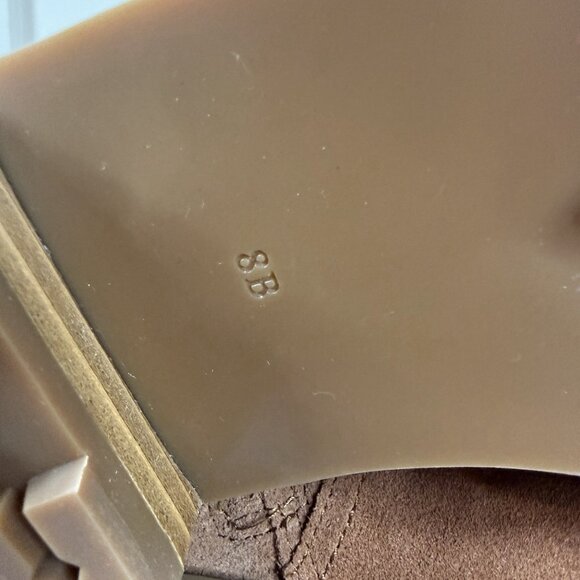 Kate Spade Bailee Winter Boots 8B Brown Warm Gingerbread Leather Suede KA166 - Picture 10 of 12